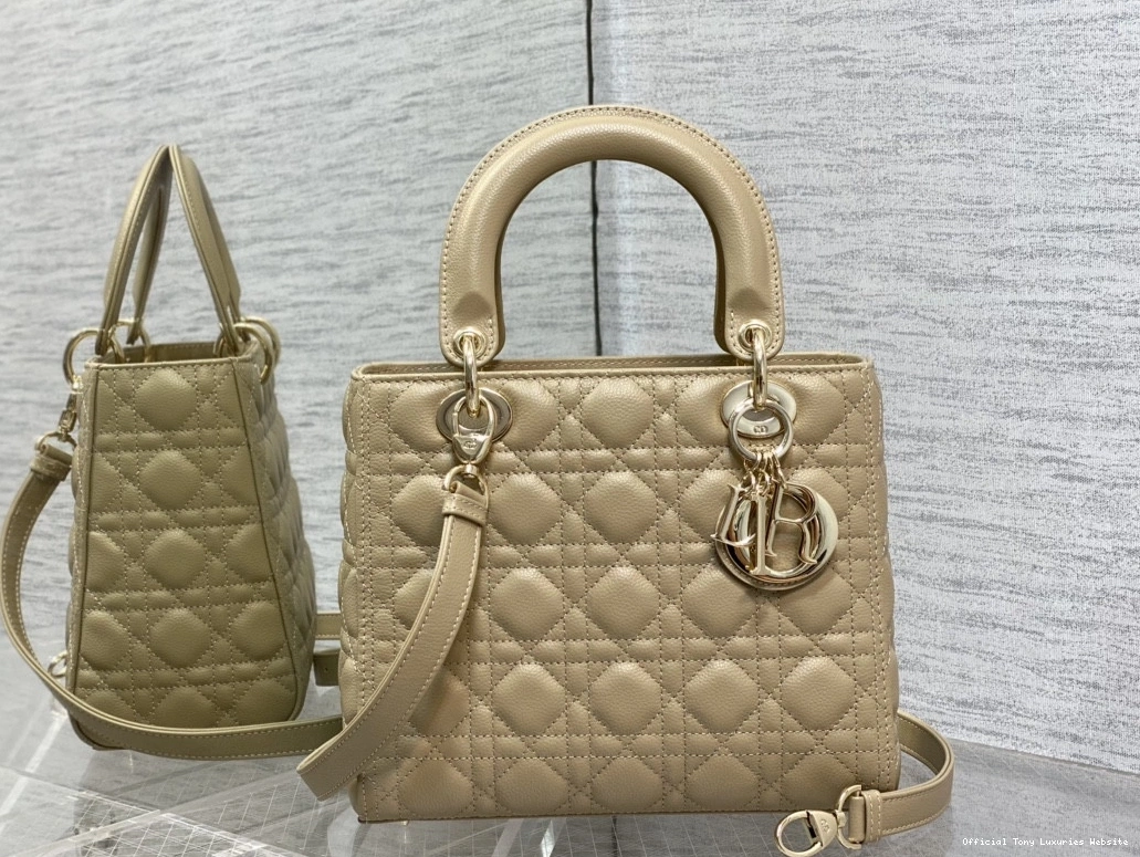 Tony Luxuries Gold Calfskin-24cm diro large Lady 0729